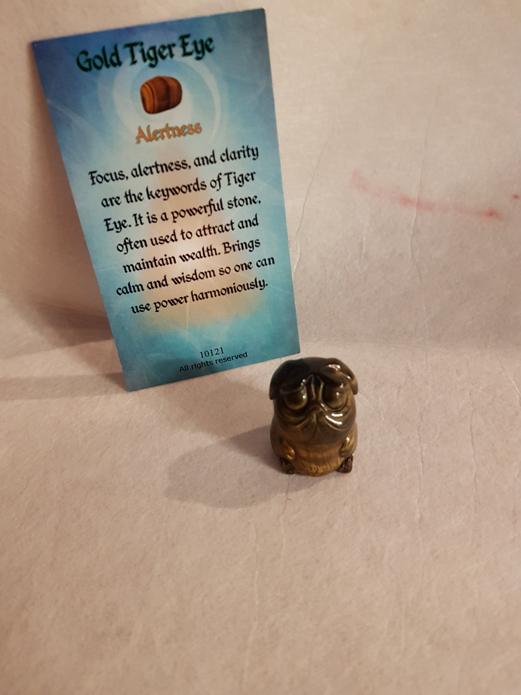 Gold Tiger Eye Pug