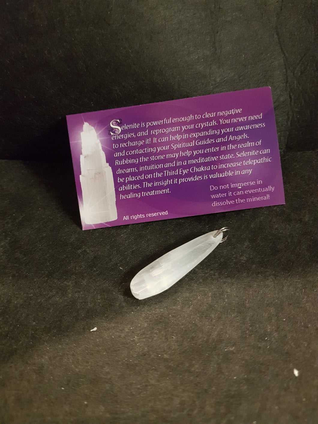 Selenite Pendant