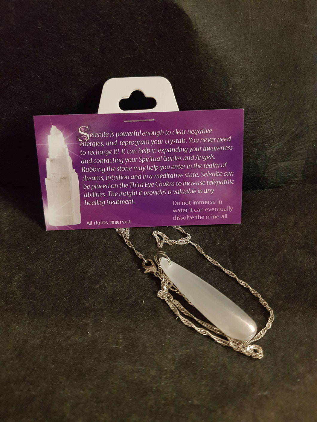 Selenite Necklace