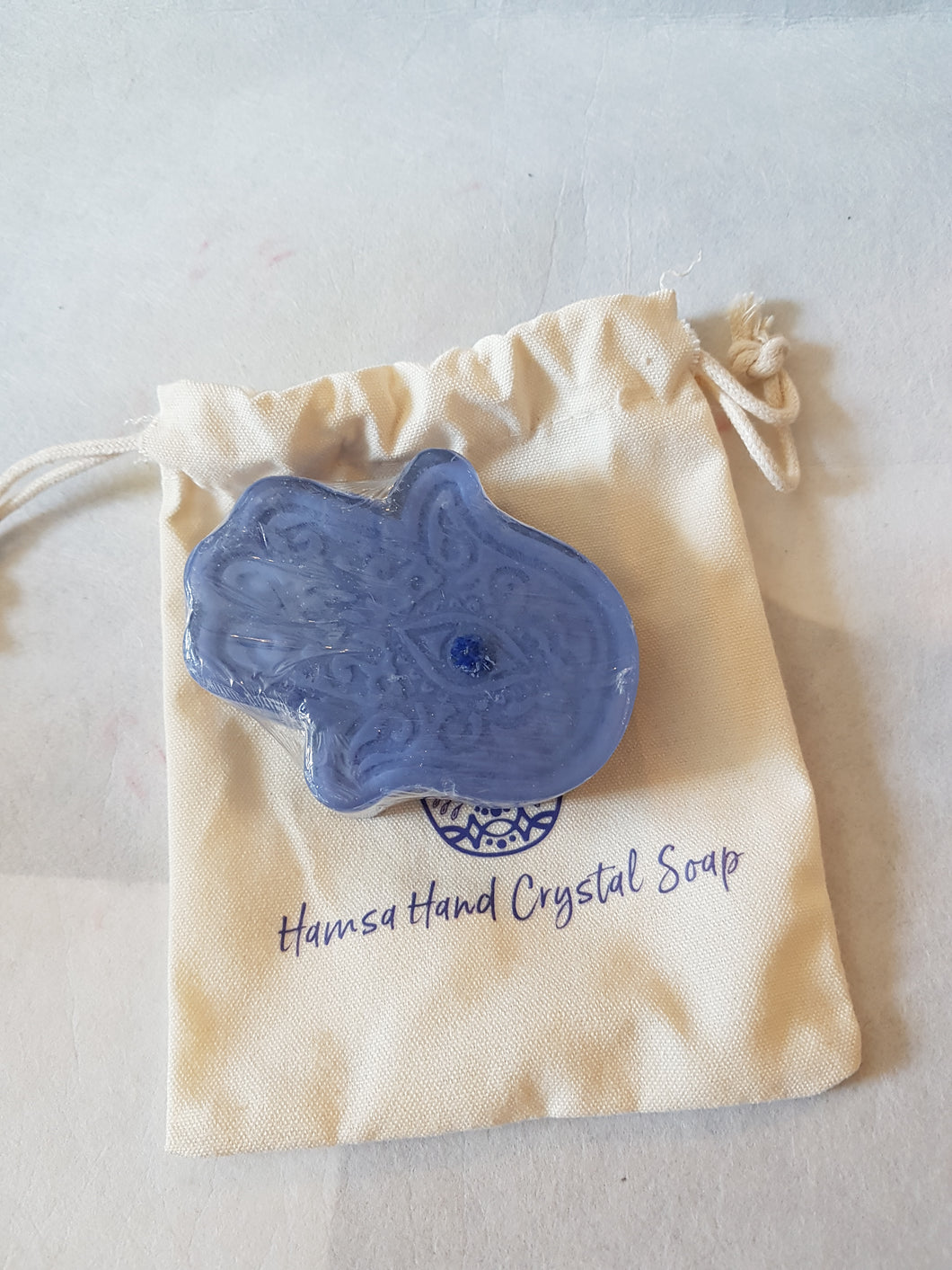 Hamsa Hand Crystal Bar Soap