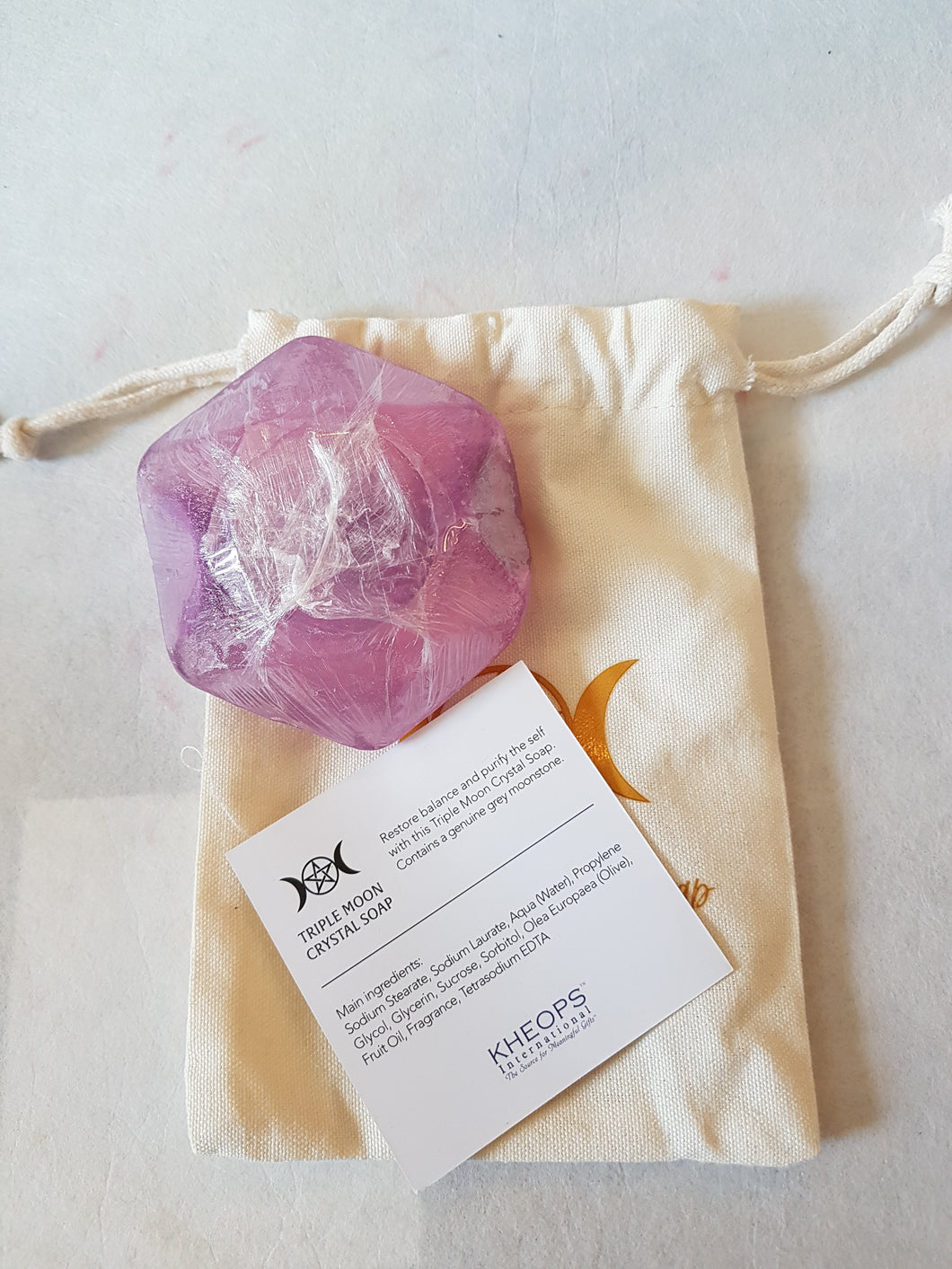 Triple Moon Crystal Soap