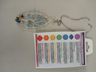 Chakra Necklace with Aquamarine Tree of Life