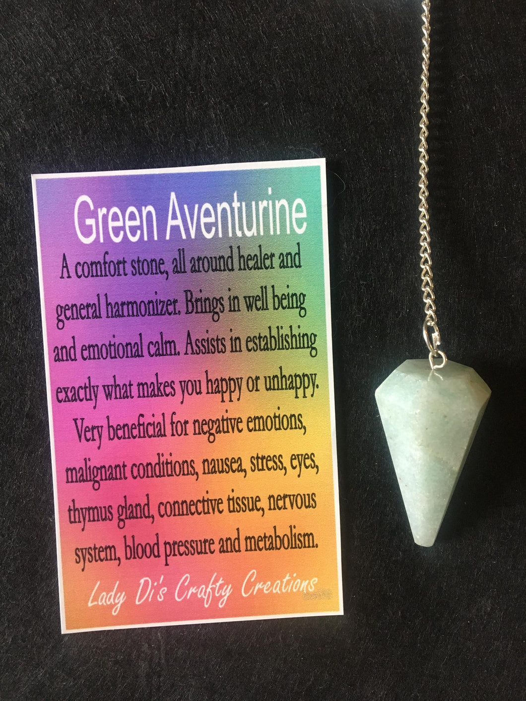 Green Aventurine Pendulum