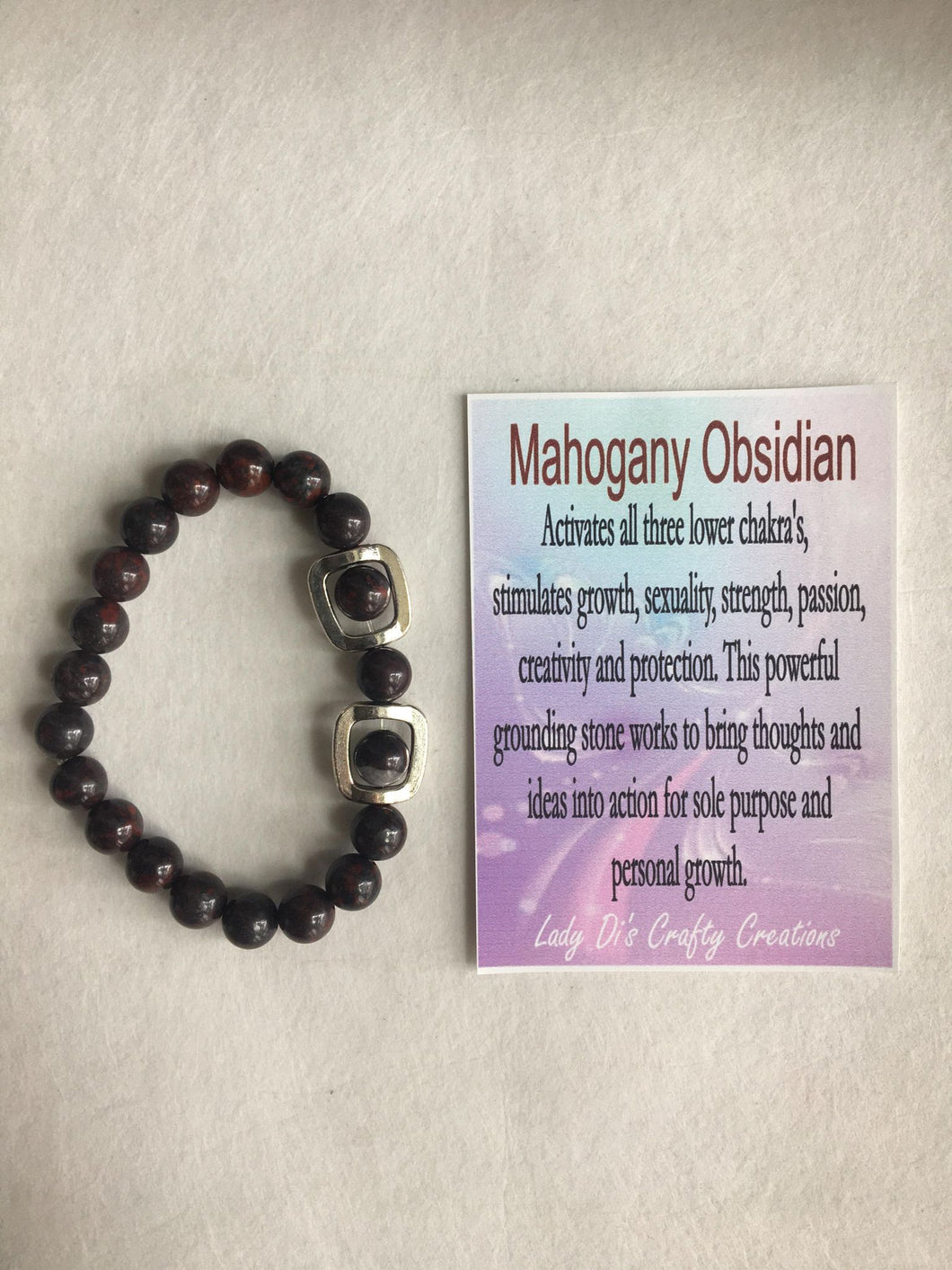 Mahogany Obsidian Bracelet