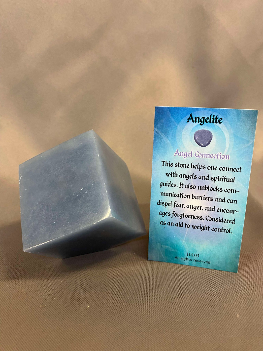 Angelite Balancing Cube