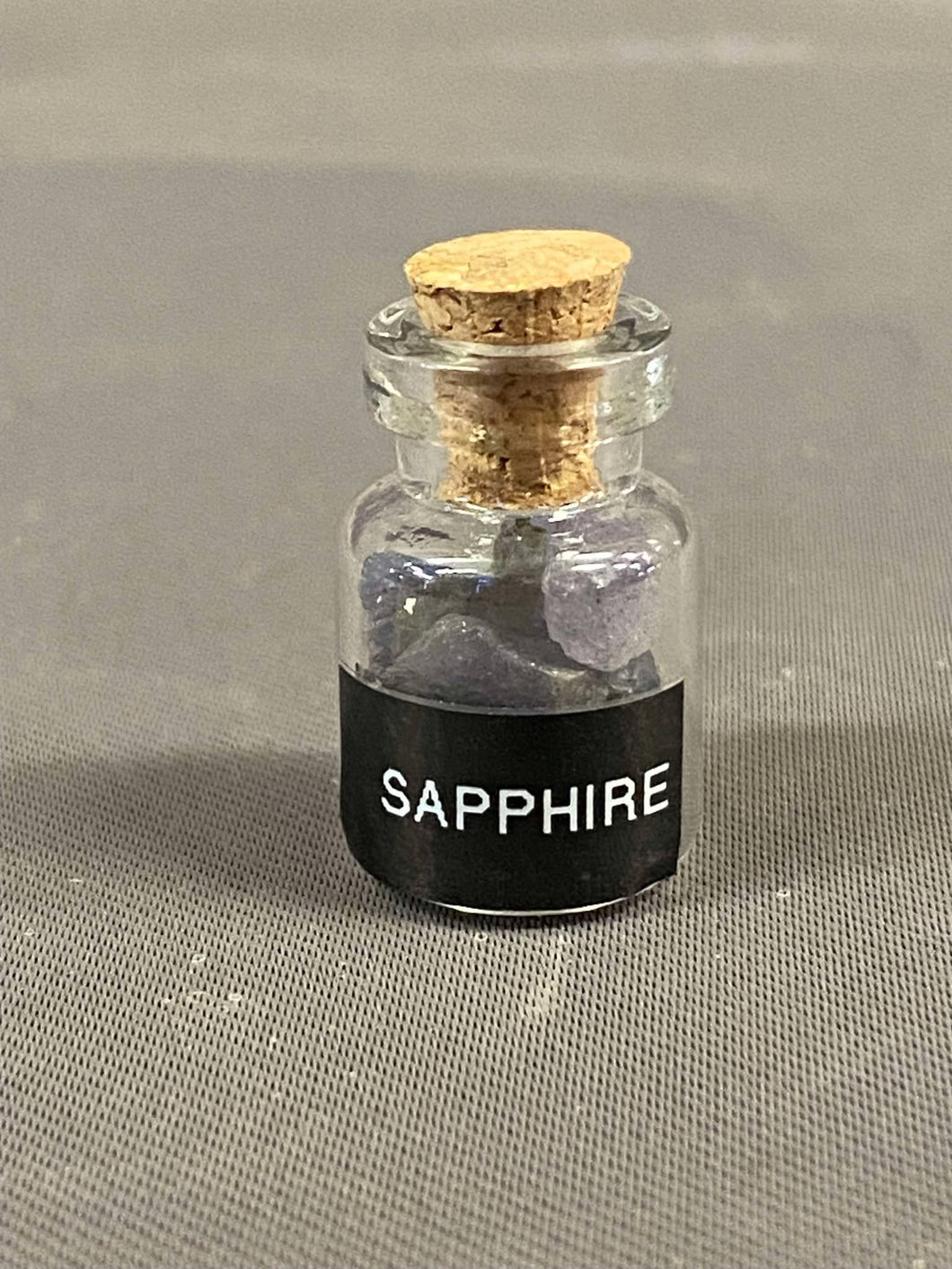 Sapphire Stones In Jar