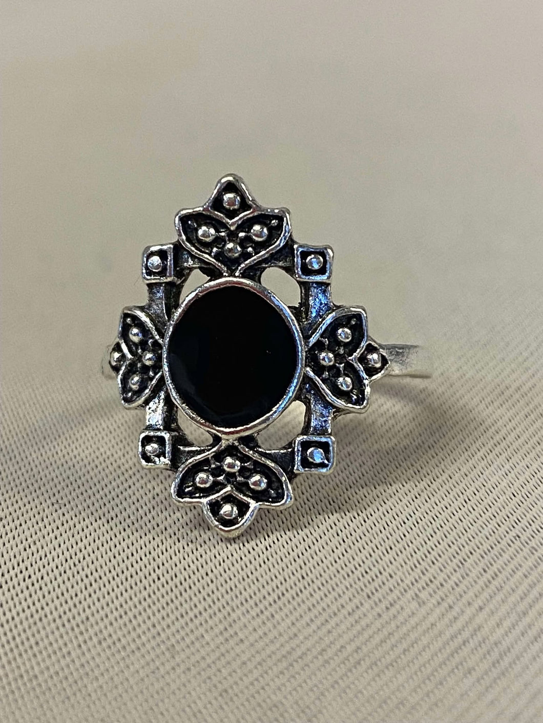 Elegant Black Ring