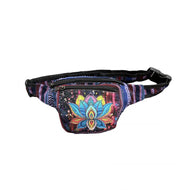 Cotton Blue Lotus Fanny Bag