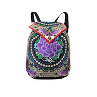 Cotton Embroidery Backpack