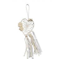 Cotton Heart Dream Catcher