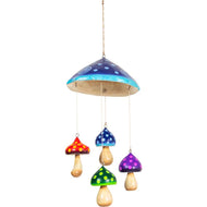 Wooden Mushroom Windchime