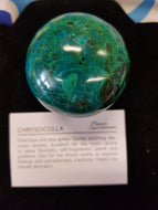 Chrysocolla Sphere