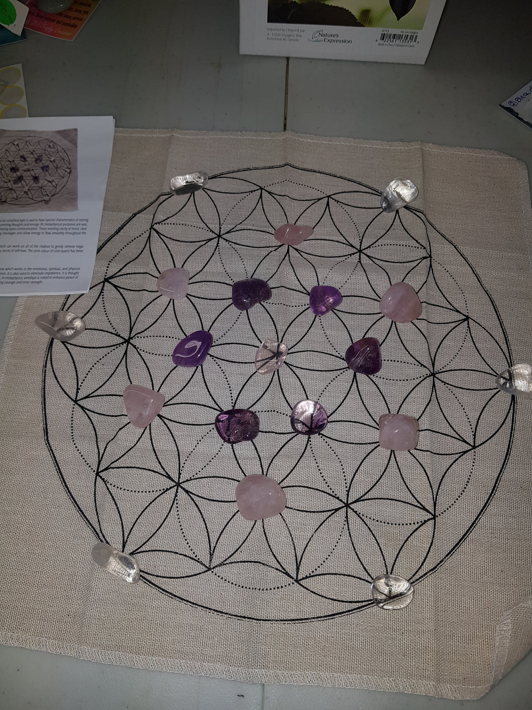 Flower Of Life Crystal Grid Set