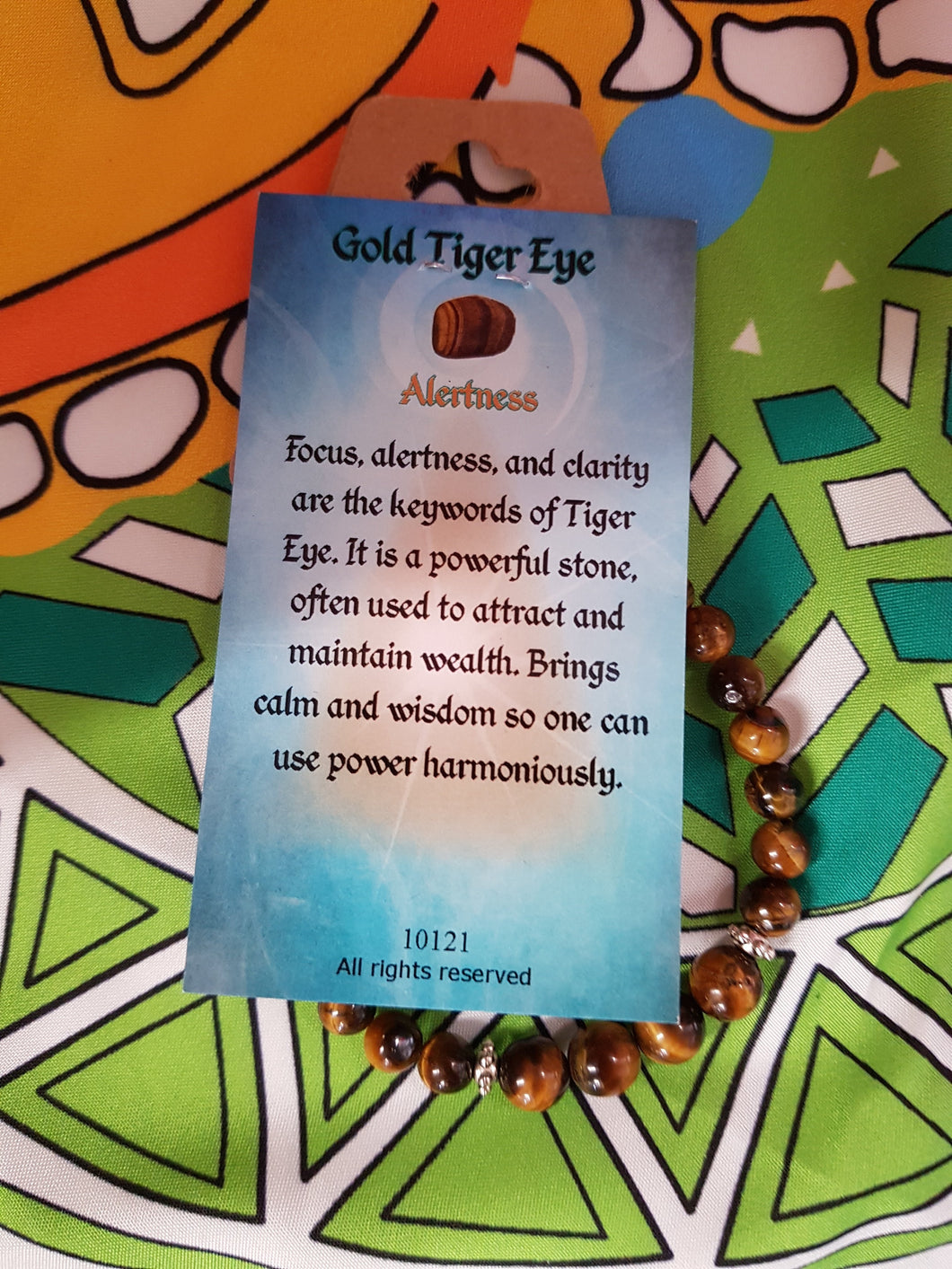 Gold Tiger Eye Bracelet