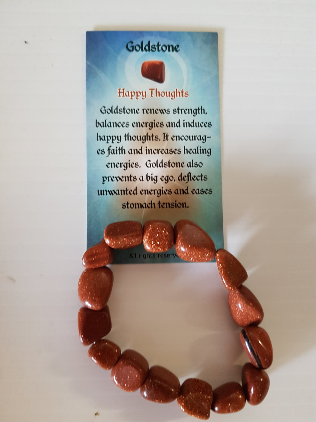 Goldstone Bracelet