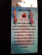 Rhodonite Earrings