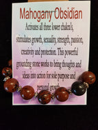 Mahogany Obsidian Bracelet