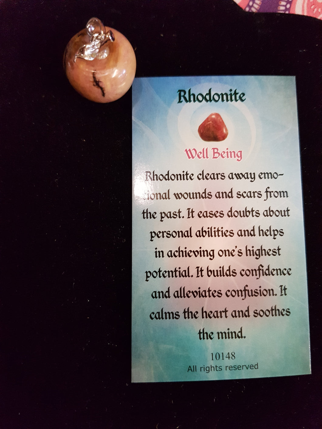 Rhodonite Pendant