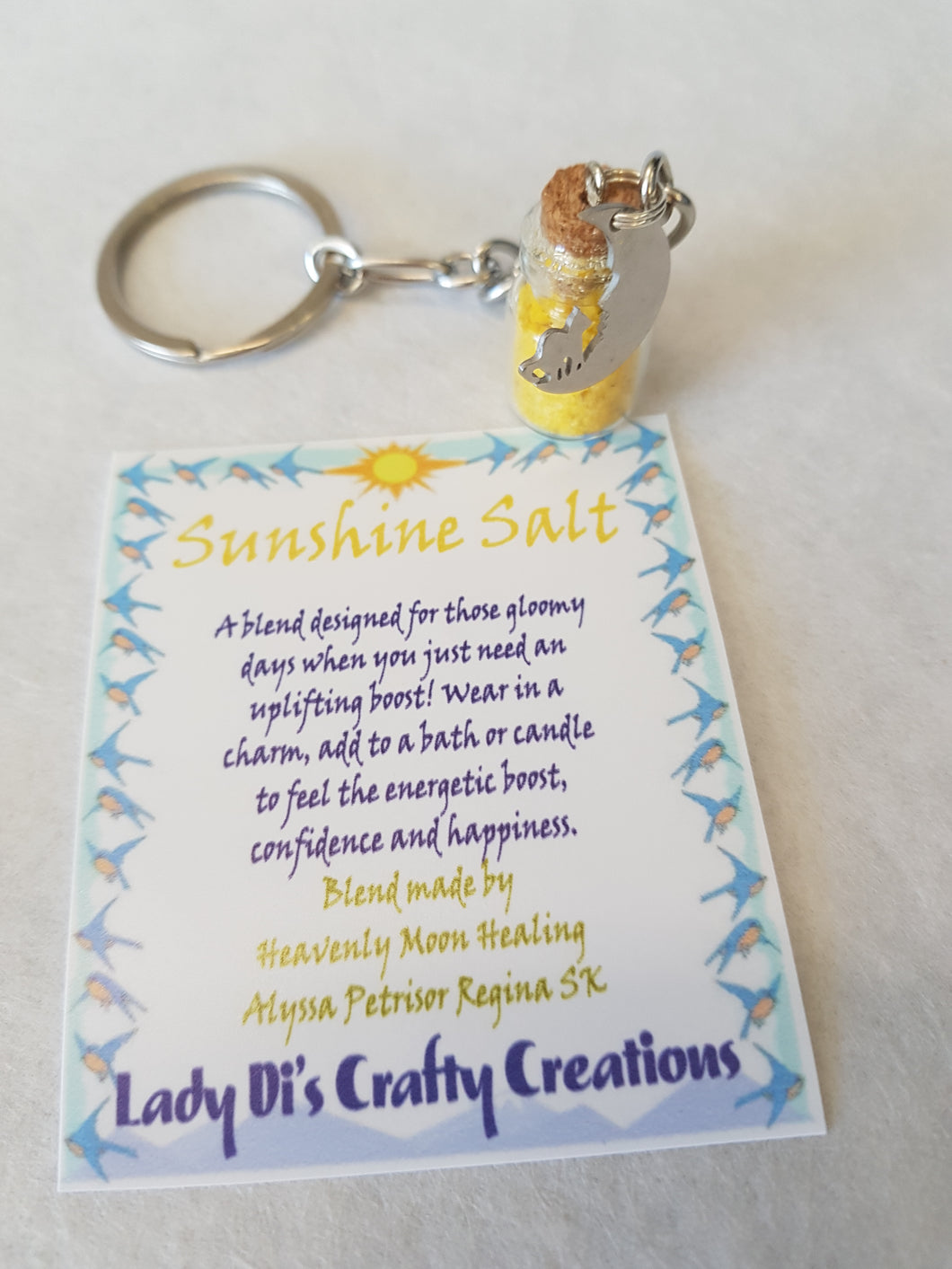 Sunshine Salt Keychain