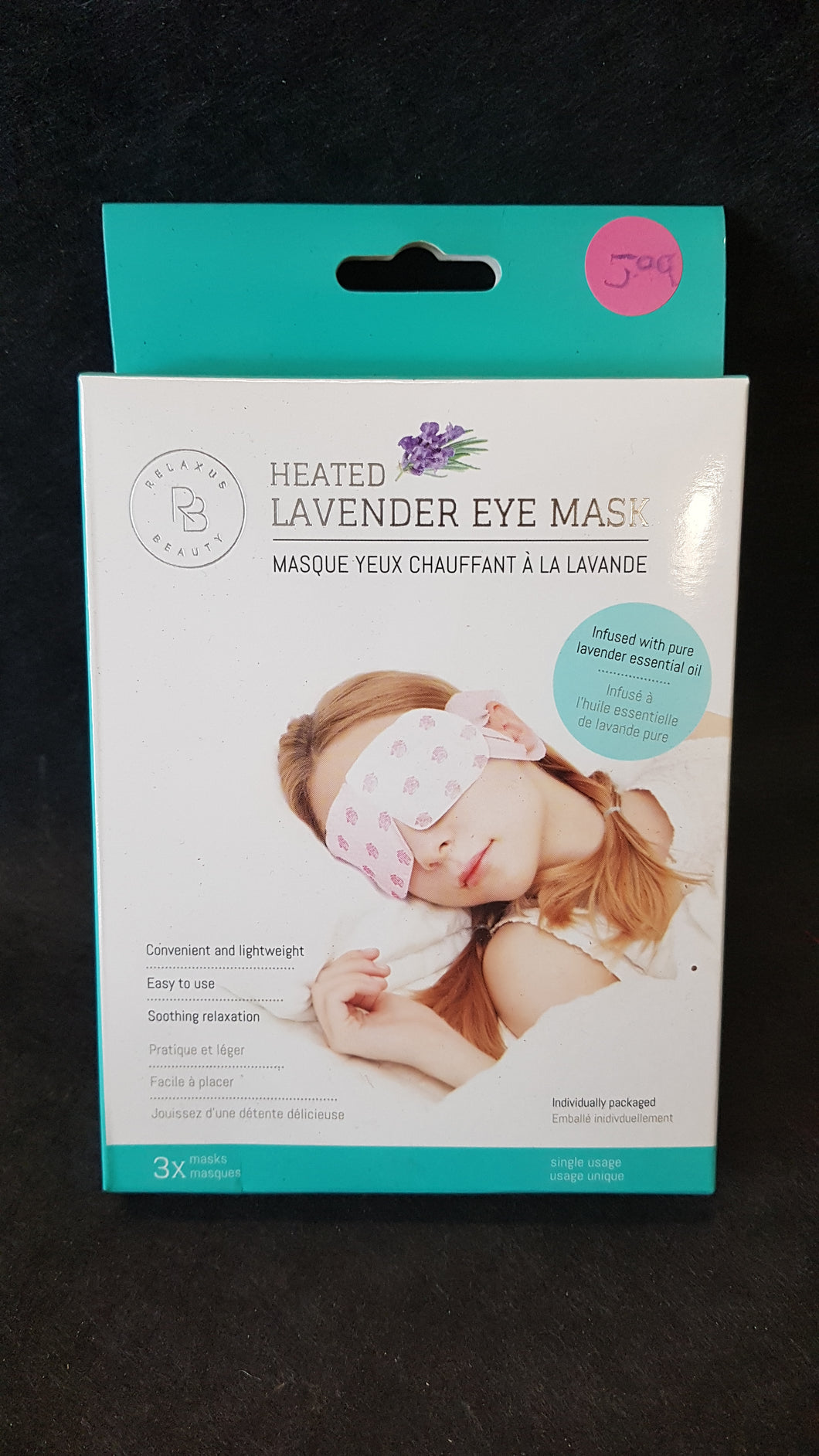 Heated Lavender Eye Mask