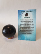 Black Obsidian Sphere