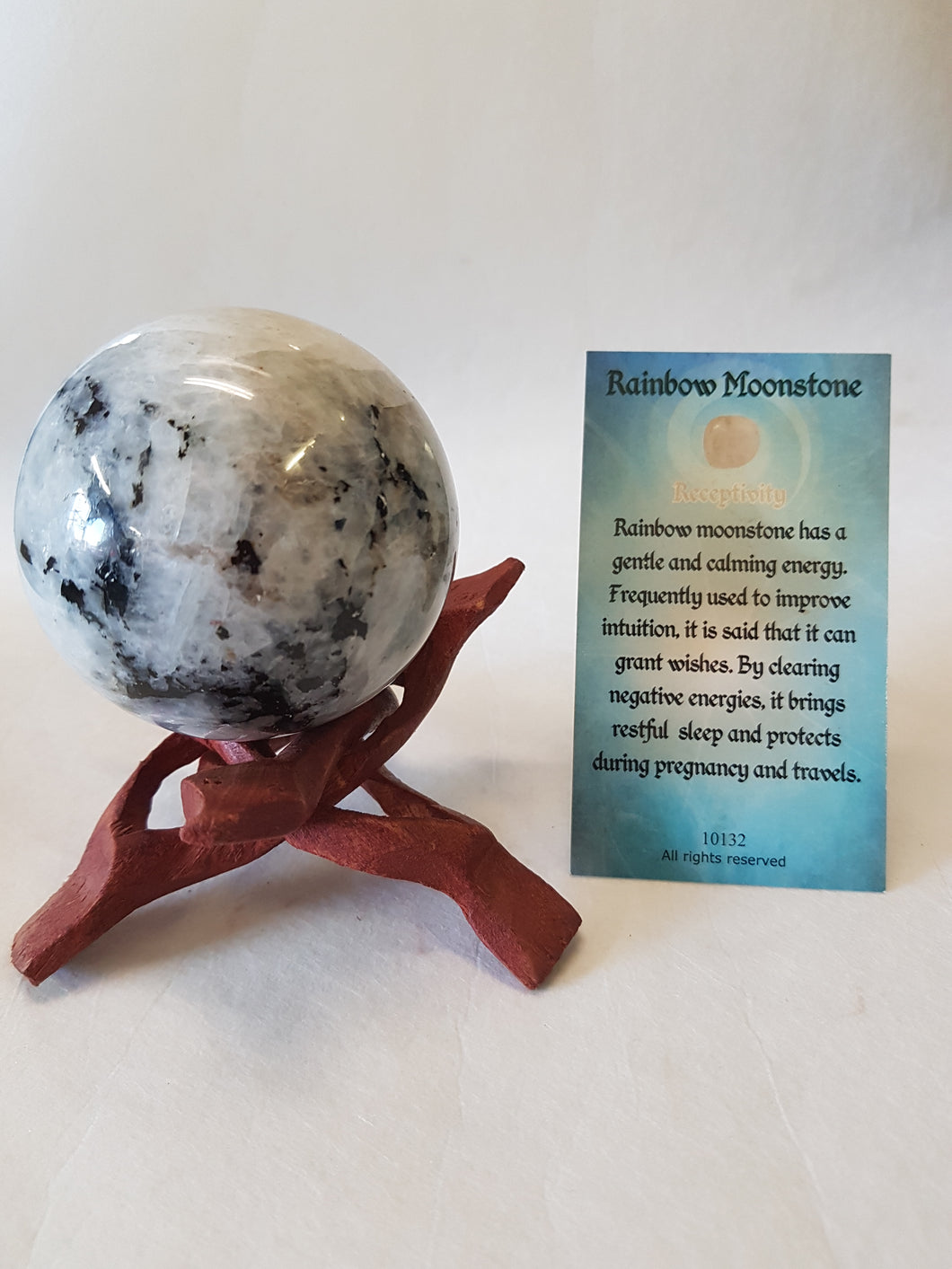 Rainbow Moonstone Sphere