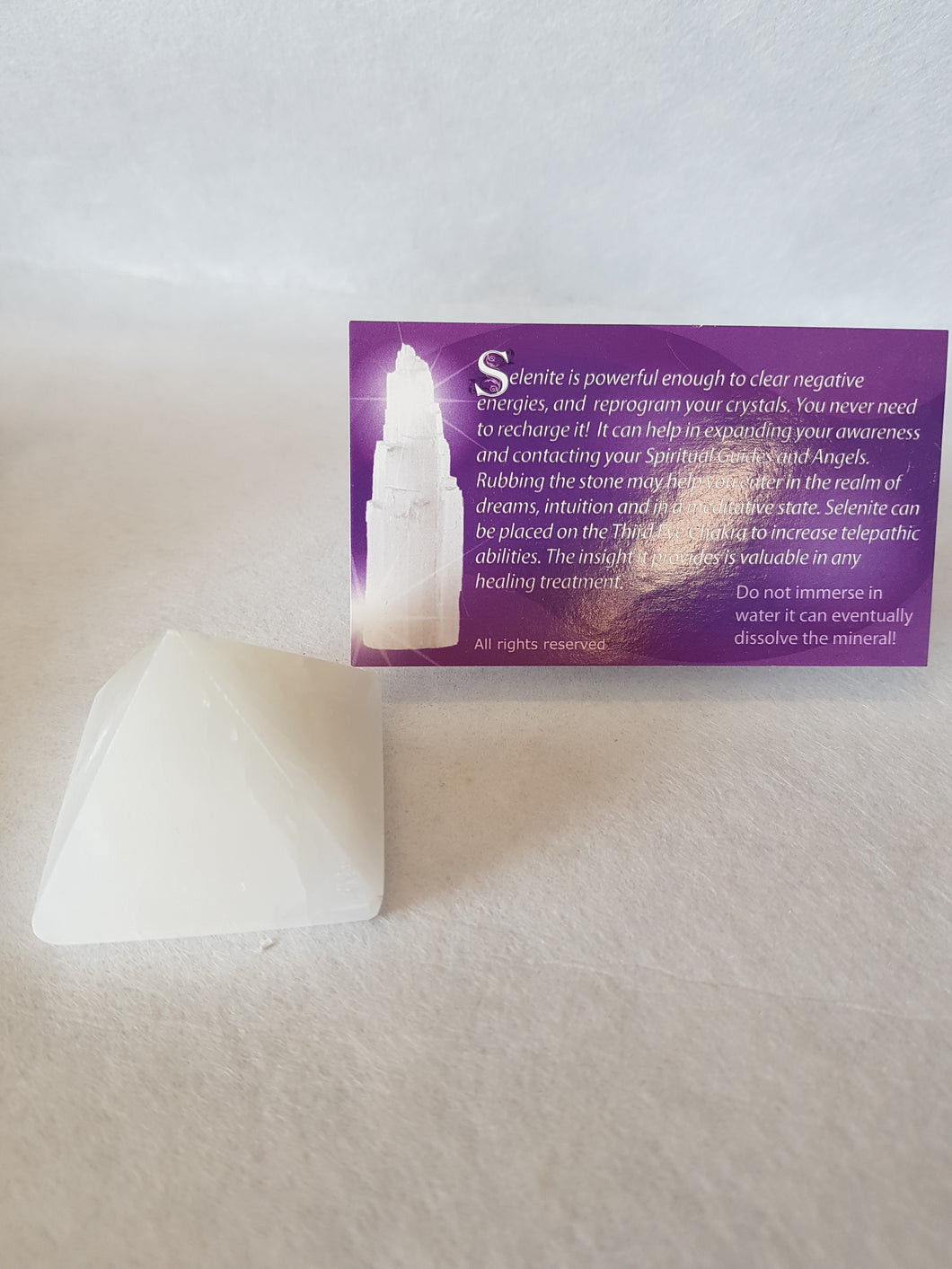 Selenite Pyramid