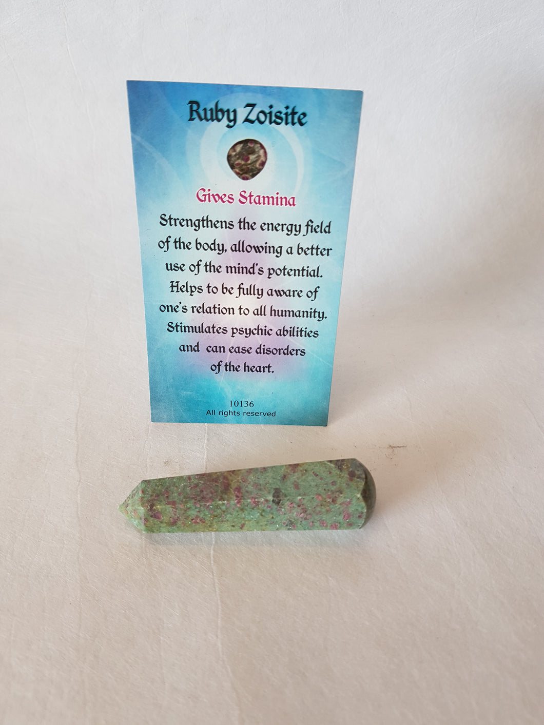 Ruby Zoisite Wand