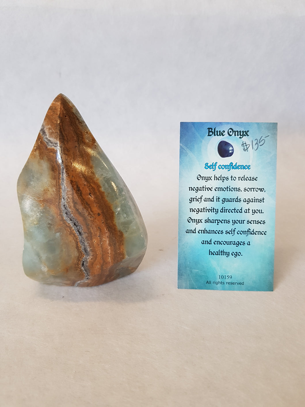 Blue Onyx Flame Freeform