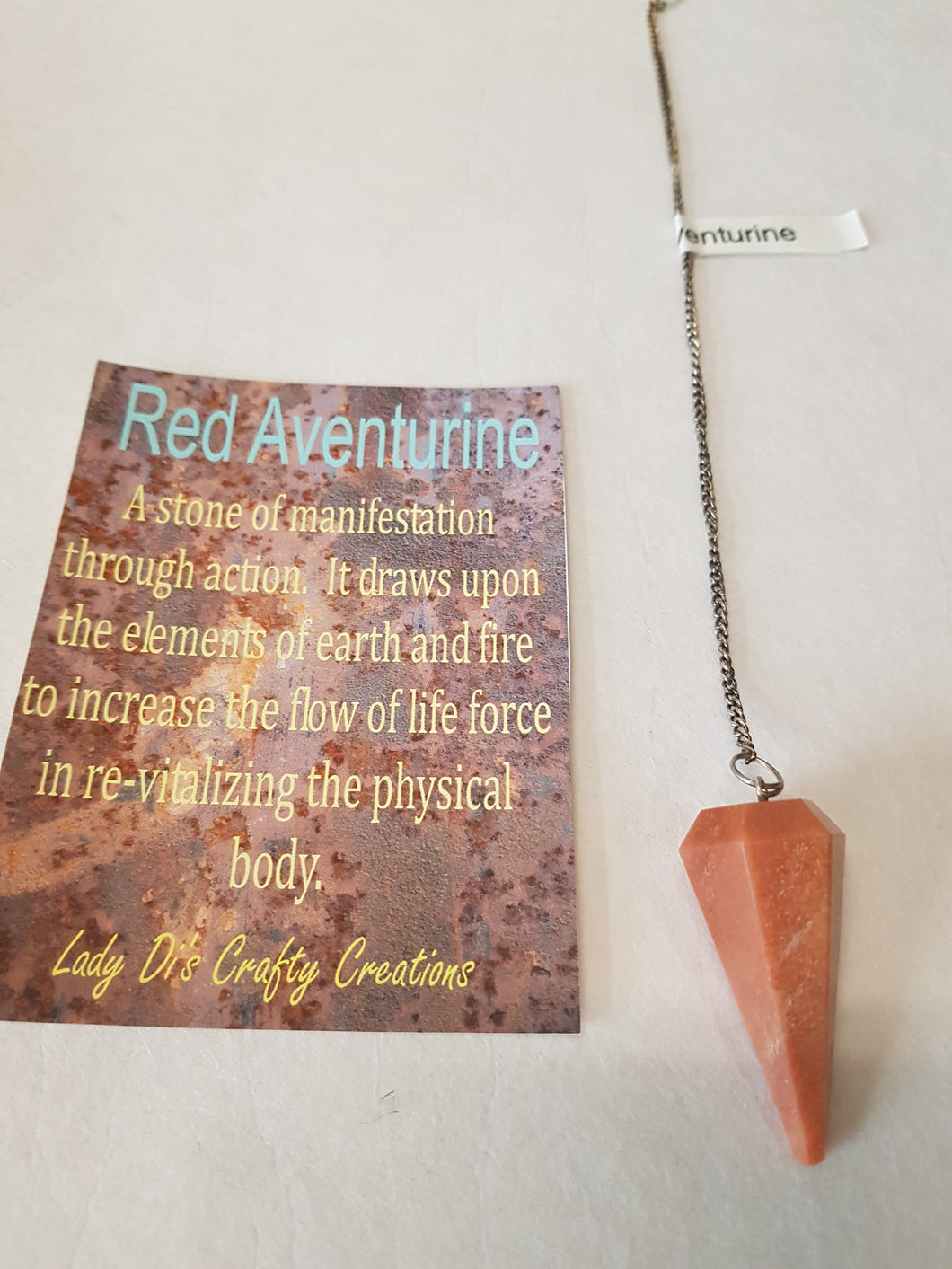 Red Aventurine Pendulum