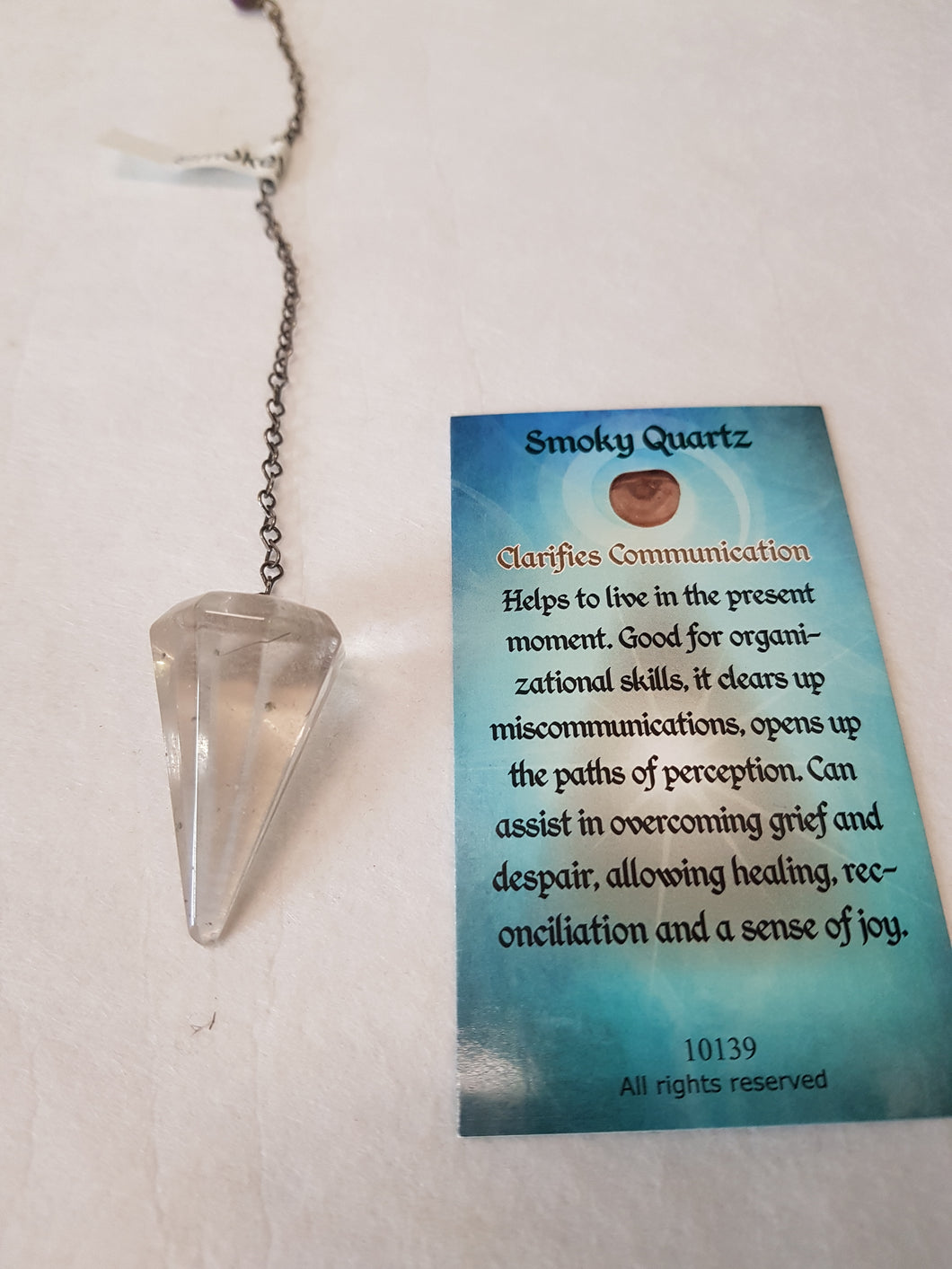 Smoky Quartz Pendulum