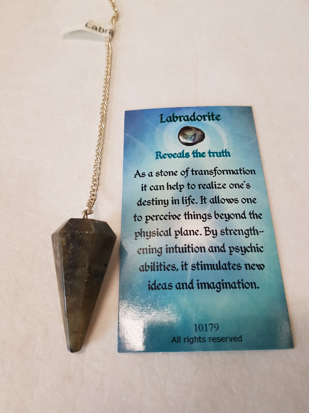 Labradorite Pendulum