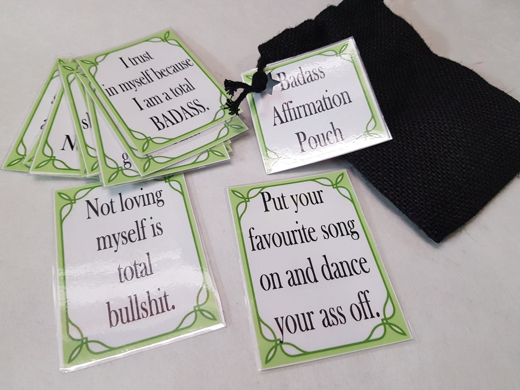 Bada*s Affirmation Pouch