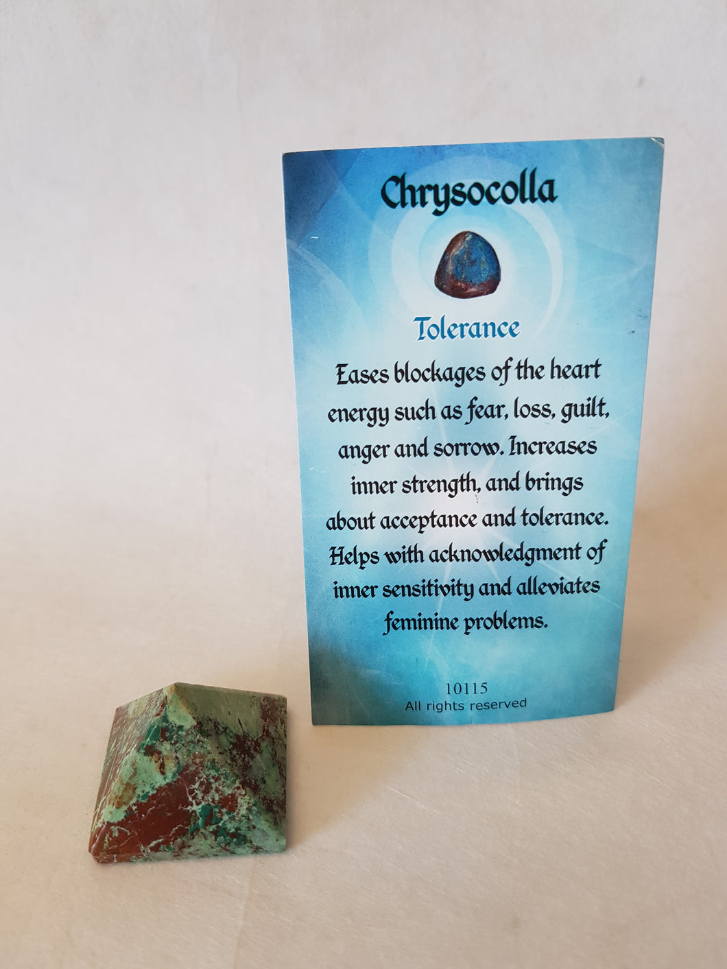 Chrysocolla Pyramid